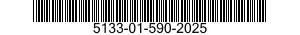 5133-01-590-2025 SHANK,DETACHABLE,PAVEMENT BREAKER 5133015902025 015902025