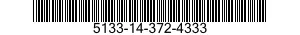 5133-14-372-4333 TIP,CUTTER BIT 5133143724333 143724333