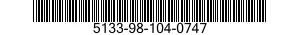 5133-98-104-0747 DRILL,TWIST 5133981040747 981040747
