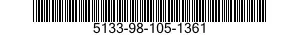 5133-98-105-1361  5133981051361 981051361