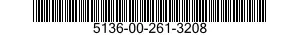 5136-00-261-3208 TAP,THREAD CUTTING 5136002613208 002613208