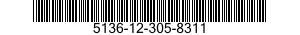 5136-12-305-8311 TAP SET,THREAD CUTTING 5136123058311 123058311
