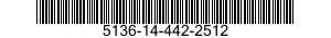 5136-14-442-2512 TAP SET,THREAD CUTTING 5136144422512 144422512