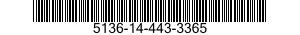 5136-14-443-3365 TAP SET,THREAD CUTTING 5136144433365 144433365