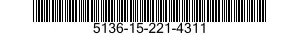 5136-15-221-4311 DIE,THREAD CUTTING 5136152214311 152214311