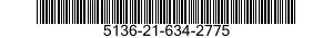 5136-21-634-2775 TAP,THREAD CUTTING 5136216342775 216342775