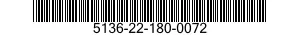 5136-22-180-0072 TAP,THREAD CUTTING 5136221800072 221800072