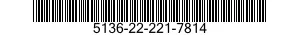 5136-22-221-7814 TAP,THREAD CUTTING 5136222217814 222217814