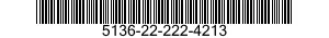 5136-22-222-4213 TAP,THREAD CUTTING 5136222224213 222224213