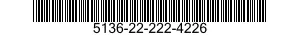 5136-22-222-4226 TAP,THREAD CUTTING 5136222224226 222224226
