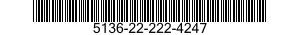 5136-22-222-4247  5136222224247 222224247