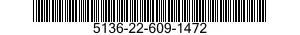 5136-22-609-1472 TAP SET,THREAD CUTTING 5136226091472 226091472