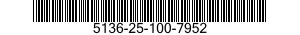 5136-25-100-7952 TAP,THREAD CUTTING 5136251007952 251007952