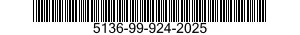 5136-99-924-2025 TAP,THREAD CUTTING 5136999242025 999242025