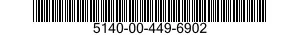 5140-00-449-6902 TOOL BOX,PORTABLE 5140004496902 004496902