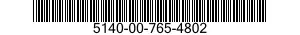 5140-00-765-4802  5140007654802 007654802