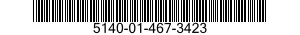 5140-01-467-3423 TOOL BOX,PORTABLE 5140014673423 014673423