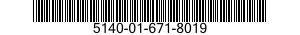 5140-01-671-8019 PANEL,INSERT,TOOL BOX 5140016718019 016718019