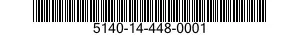5140-14-448-0001 TOOL BOX,PORTABLE 5140144480001 144480001