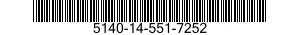 5140-14-551-7252 TRAY,TOTE,MECHANIC'S 5140145517252 145517252