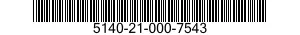 5140-21-000-7543 TOOL BOX,PORTABLE 5140210007543 210007543