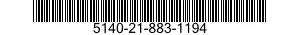 5140-21-883-1194 TOOL BOX,PORTABLE 5140218831194 218831194