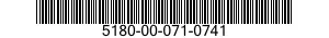 5180-00-071-0741 TOOL KIT,GENERAL MECHANIC'S 5180000710741 000710741