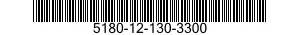 5180-12-130-3300 WIRE ROPE ASSEMBLY,SINGLE LEG 5180121303300 121303300