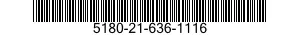 5180-21-636-1116 THREADING SET,SCREW 5180216361116 216361116