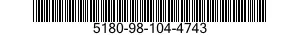 5180-98-104-4743  5180981044743 981044743
