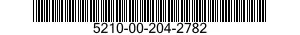 5210-00-204-2782  5210002042782 002042782