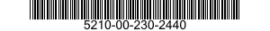 5210-00-230-2440 GAGE BLOCK 5210002302440 002302440