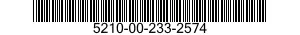 5210-00-233-2574  5210002332574 002332574
