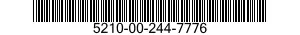 5210-00-244-7776 BLADE,THICKNESS GAGE 5210002447776 002447776