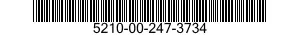 5210-00-247-3734  5210002473734 002473734