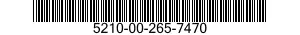 5210-00-265-7470  5210002657470 002657470