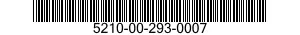 5210-00-293-0007  5210002930007 002930007