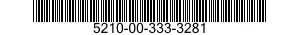 5210-00-333-3281  5210003333281 003333281