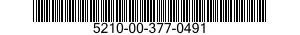 5210-00-377-0491  5210003770491 003770491