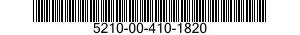 5210-00-410-1820  5210004101820 004101820