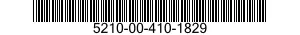 5210-00-410-1829  5210004101829 004101829