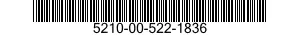 5210-00-522-1836  5210005221836 005221836