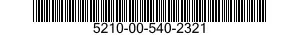 5210-00-540-2321  5210005402321 005402321