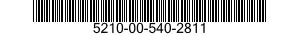 5210-00-540-2811  5210005402811 005402811