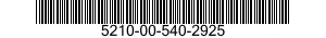 5210-00-540-2925  5210005402925 005402925