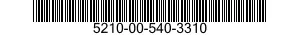 5210-00-540-3310  5210005403310 005403310