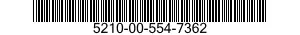5210-00-554-7362  5210005547362 005547362