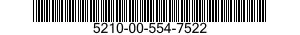 5210-00-554-7522  5210005547522 005547522
