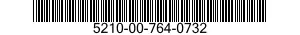 5210-00-764-0732  5210007640732 007640732