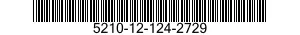 5210-12-124-2729 PLUMB BOB 5210121242729 121242729